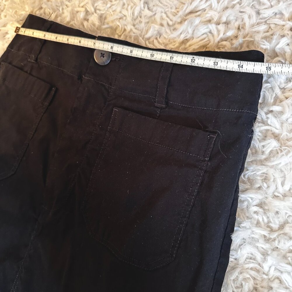 Maeve By Anthropologie The Colette Maxi Skirt Women's Size M Black Stretch - Picture 6 of 10